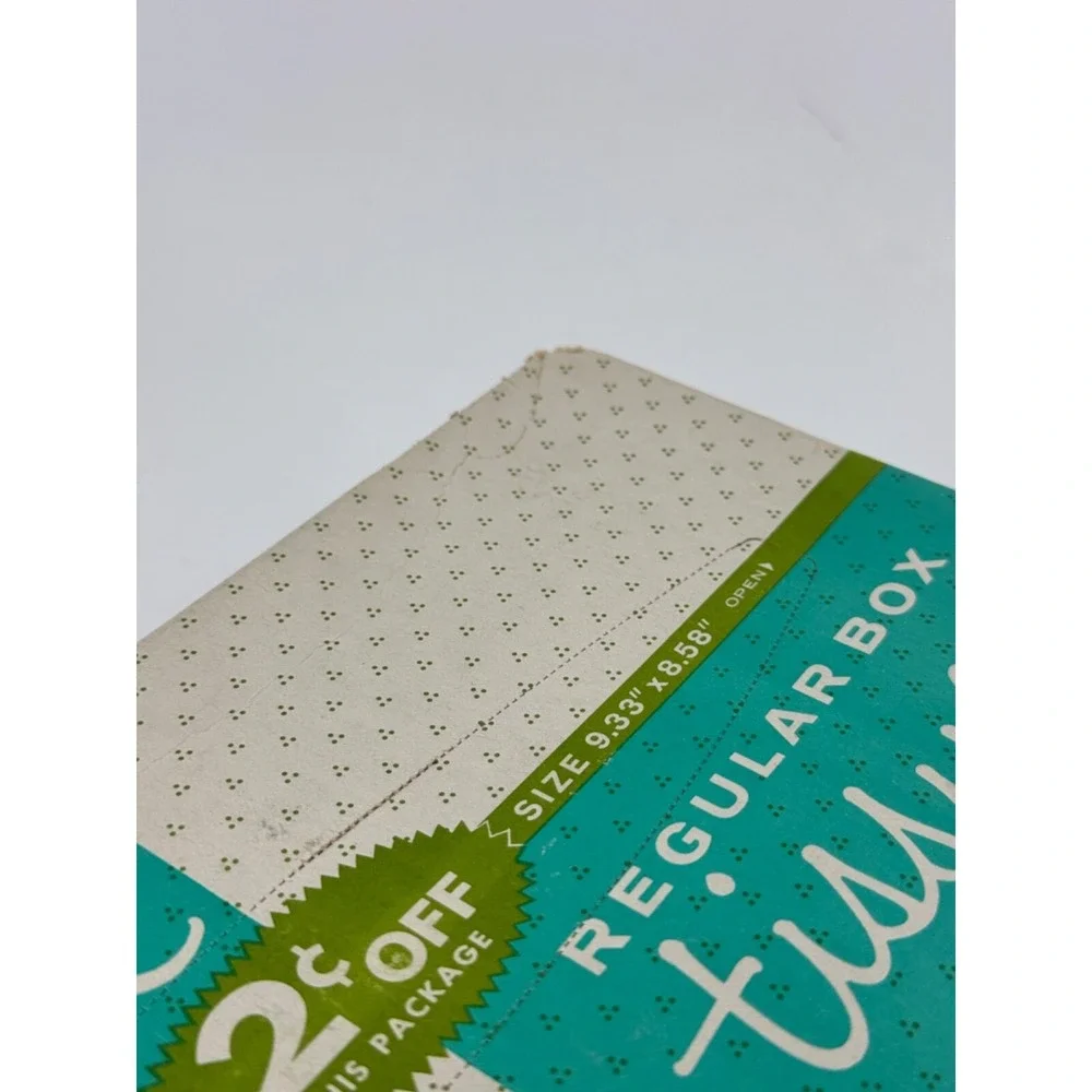 Vintage Kleenex Tissues‎ Pure White 1938 SIZE 9.33